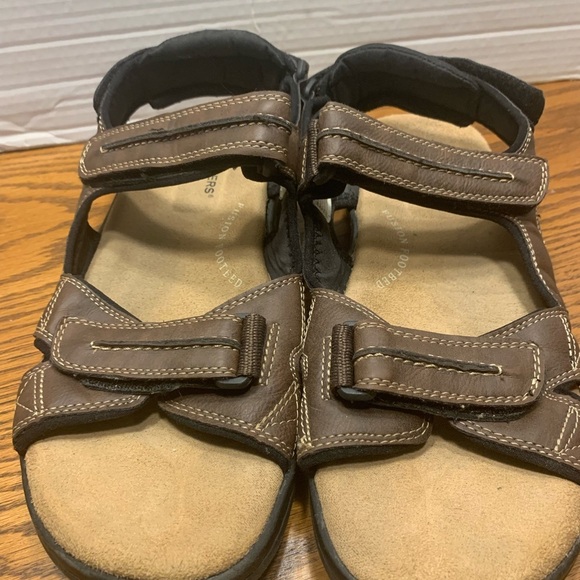 Dockers Brown Outdoor Sandals with Adjustable Straps Mens Size 10 - Picture 8 of 11